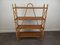 Mid-Century Rattan Shelf, 1950s 1