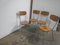 Brown Chairs in Formica, 1950s, Set of 4 1