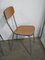 Braune Stühle aus Resopal, 1950er, 4er Set 6