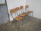 Chaises Marron en Formica, 1950s, Set de 4 2