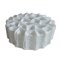 Milk Glass Wall Light with Relief Pattern, Image 1