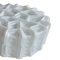 Milk Glass Wall Light with Relief Pattern 2