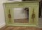 Large Folk Art Painted Overmantel or Wall Mirror, 1960s 6