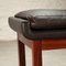 Vintage Rosewood and Leather Stools attributed to Finn Juhl, Denmark, 1960s, Set of 2 7