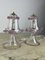 Lámparas de mesa de cristal de Murano, Italia, años 80. Juego de 3, Imagen 8