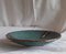Vintage German Fruit Bowl with Turquoise Glaze and Gold Decor from Jasba 2