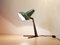 Lámpara de escritorio francesa modernista de metal, años 50, Imagen 5