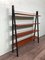 Bookcase with Ladder Shelves in Teak and Iron, Italy, 1950s 12