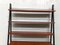 Bookcase with Ladder Shelves in Teak and Iron, Italy, 1950s, Image 6