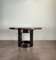 Vintage Wooden Dining Table and Green Marble by Guatemala, Italy, 1970s 4