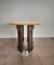 Vintage Wooden Dining Table and Green Marble by Guatemala, Italy, 1970s, Image 9