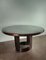 Vintage Wooden Dining Table and Green Marble by Guatemala, Italy, 1970s 1