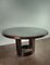 Vintage Wooden Dining Table and Green Marble by Guatemala, Italy, 1970s, Image 1