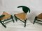 Green Side Chairs in the style of Bernhard Hoetger, Set of 3 3