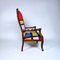 Mondrian Style Voltaire Armchair, 1960s 3