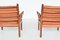 Genius Lounge Chairs by Illum Wikkelsø for CFC Silkeborg, Denmark, 1960s, Set of 2 4