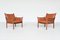 Genius Lounge Chairs by Illum Wikkelsø for CFC Silkeborg, Denmark, 1960s, Set of 2 1