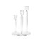 Luna Candleholders in Clear Blown Glass by Aldo Cibic for Paola C., Set of 3, Image 1