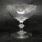 Biedermeier Style Bowl on Stand from Hortensja Glassworks, Poland, 1920s 4
