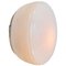 Vintage Wall Light in White Opaline Glass 3