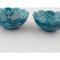 Vintage Turkish Turquoise Bowls, Set of 2 3