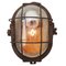 Vintage Industrial Wall Light in Rust Cast Iron, Image 4