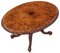 Large 19th Century Victorian Burr Walnut Oval Loo Breakfast Table with Tilt Top 2