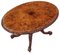 Large 19th Century Victorian Burr Walnut Oval Loo Breakfast Table with Tilt Top, Image 2