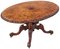 Large 19th Century Victorian Burr Walnut Oval Loo Breakfast Table with Tilt Top 1