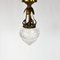 Belgische Vintage Jugendstil Deckenlampe, 1940er 9