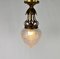 Belgische Vintage Jugendstil Deckenlampe, 1940er 8