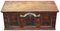 Antique 19th Century Painted Coffer Box Marriage Chest, Image 5