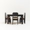 Large Dining Table with Chairs from l.o.v. Oosterbeek, the Netherlands, 1920s, Set of 7, Image 12