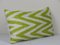 Yellow Cotton Ikat Pillow Cover, 2010s, Image 3