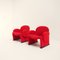 Vintage Red Chairs in the style of Pierre Paulin, 1970s, Set of 2, Image 1