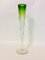 Bohemian Engraved Crystal Vase with iris Decoration by Cristalleria Moser 1