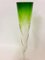 Böhmische Vase aus graviertem Kristallglas mit Iris-Dekor von Cristalleria Moser 3