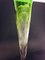 Böhmische Vase aus graviertem Kristallglas mit Iris-Dekor von Cristalleria Moser 4