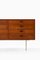 Credenza in acciaio e teak attribuita a Børge Mogensen, anni '50, Immagine 4