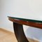 Tavolino rotondo Art Déco impiallacciato in palissandro, Francia, anni '30, Immagine 18