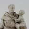 Estatua de San Antonio de Padua en porcelana Capodimonte, Imagen 3