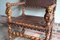 Silla Mechelen de madera con asiento de cuero, Imagen 4