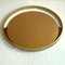 Minimalist Bronze Round Mirror attributed to Rimadesio, Italy, 1970s 4