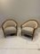Oak Swedish Chairs Upholstered in Linen, 1960s, Set of 2 1