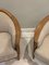 Oak Swedish Chairs Upholstered in Linen, 1960s, Set of 2 2