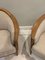 Oak Swedish Chairs Upholstered in Linen, 1960s, Set of 2, Image 2