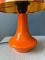 Orange Space Age Tischlampe, 1970er 10