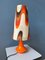 Orange Space Age Tischlampe, 1970er 7