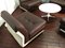 Vintage Amanta Leather Lounge Chairs by Mario Bellini for B&B Italia, Set of 4 24
