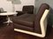Vintage Amanta Leather Lounge Chairs by Mario Bellini for B&B Italia, Set of 4, Image 6